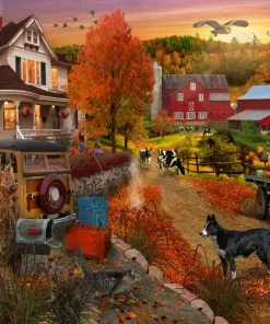 Cheapest 🎁 Vermont 🎁 Christmas Company 1000 Pieces Country Inn & Farm ❤️