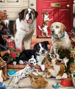 Outlet 🔔 Vermont 🔔 Christmas Company 1000 Pieces A 🐕 Dog's Life 🌟