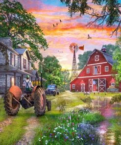 Outlet 🛒 Vermont 🎄 Christmas Company 550 Pieces Working Farm 😍