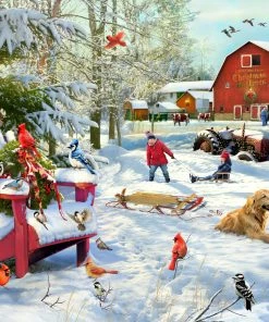 Outlet ✔️ Vermont 🎁 Christmas Company 1000 Pieces The Farm At 🎁 Christmas     ✨