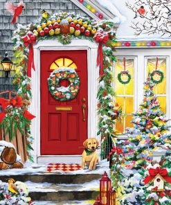 Deals 🤩 Vermont ❄ Christmas Company 1000 Pieces Winter Welcome      ⭐