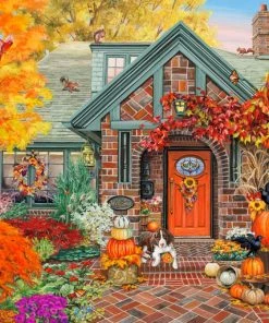 Best deal 🔥 Vermont 🎄 Christmas Company 1000 Pieces Autumn Welcome ⭐