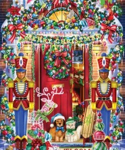 Cheapest 🔔 Vermont 🎄 Christmas Company 1000 Pieces 🎄 Christmas Welcome ❤️