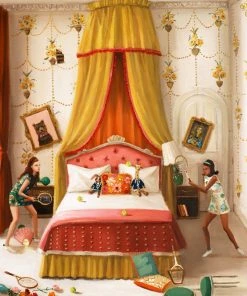 Best Sale 🎁 New York Puzzle Co 1000 Pieces Indoor Tennis 🎉