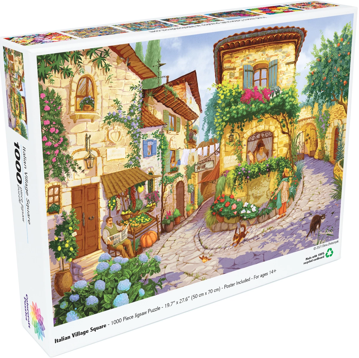 Budget ๐ฏ Colorcraft 1000 Pieces Italian Village Square ๐คฉ - Image 2