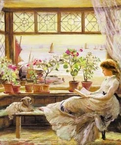 Discount 😉 Puzzlelife 1000 Pieces The Girl Reads A Book 👏