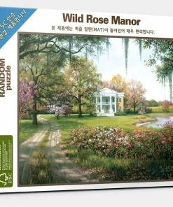 Discount ✔️ Puzzlelife 500 Pieces Wild Rose Manor ⭐