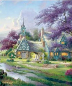 Outlet ❤️ Puzzlelife 2000 Pieces House With Clock Tower ✔️