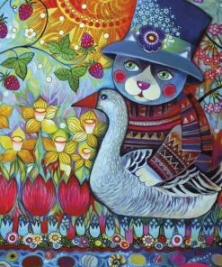 Best reviews of 🎁 Pomegranate 48 Pieces Cat With Goose ⭐