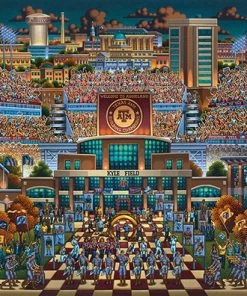 Wholesale 🌟 Dowdle Folk Art 500 Pieces Texas A&M Football ✔️