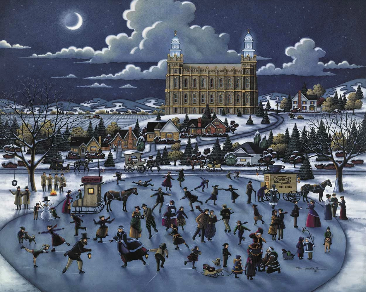 Best reviews of 🎁 Dowdle Folk Art 500 Pieces Olsen Park 🛒