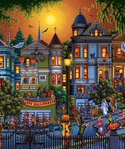 Top 10 🔔 Dowdle Folk Art 500 Pieces Trick Or Treat 🔔
