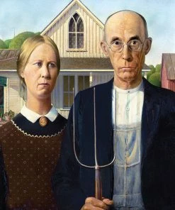 Budget ❤️ Kodak 2000 Pieces American Gothic By Grand Wood ✨