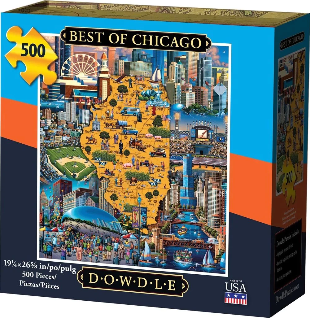 Flash Sale π Dowdle Folk Art 500 Pieces Best Of Chicago π - Image 2
