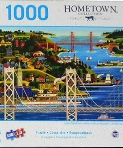 Brand new 😍 Surelox 1000 Pieces Bridges Of San Francisco 🔔