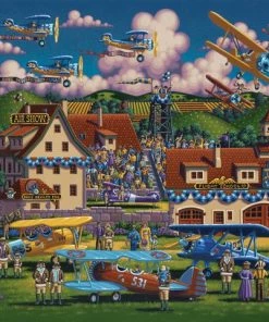 Best Sale 😀 Dowdle Folk Art 100 Pieces Flying Aces 🎁
