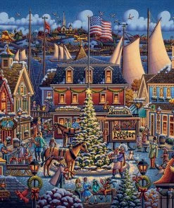 Best Pirce ⌛ Dowdle Folk Art 500 Pieces Kennebunkport 👍