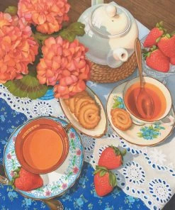 Best Pirce 👍 Karmin International 1000 Pieces Country Tea Time By Mardell Schuster 😍