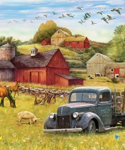 Best deal ✔️ Cobble Hill 1000 Pieces ☀️ Summer Afternoon On The Farm ✔️