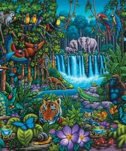 Top 10 ✨ Dowdle Folk Art 100 Pieces Wild Jungle 🧨